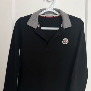 Child Moncler long sleeve polo